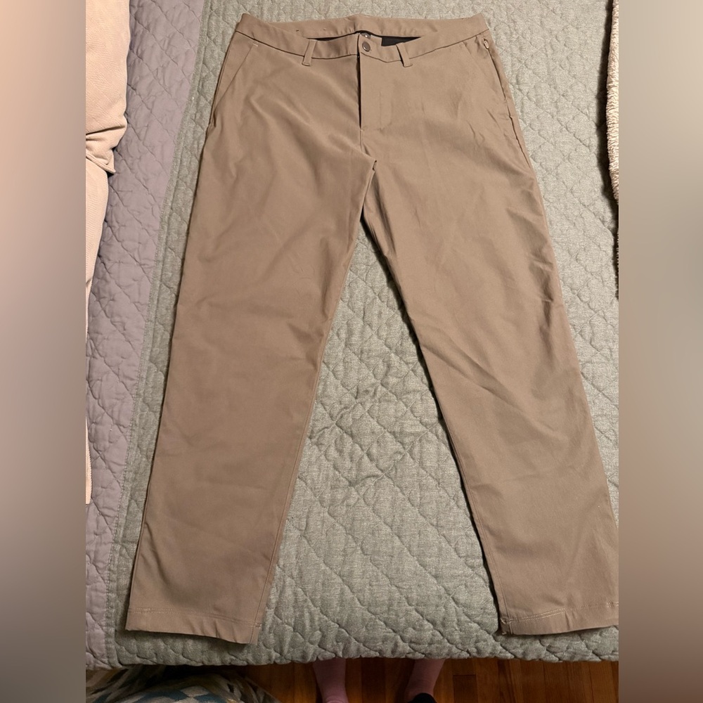 Men's Classic Straight Pants - Neutral brown